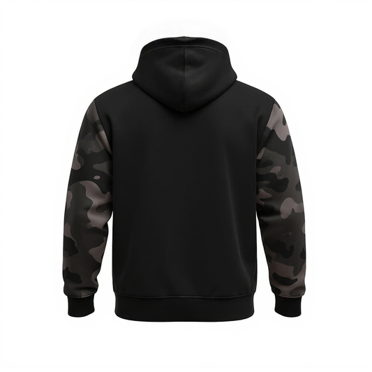 Army Camouflage Sleeve Hoodie