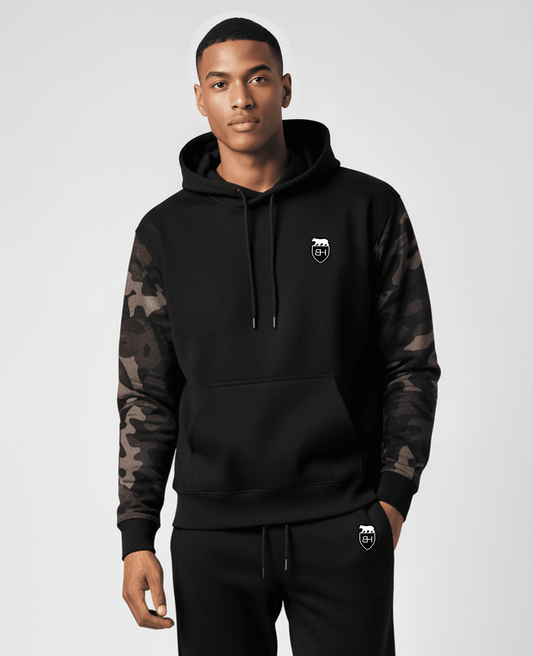Army Camouflage Sleeve Hoodie